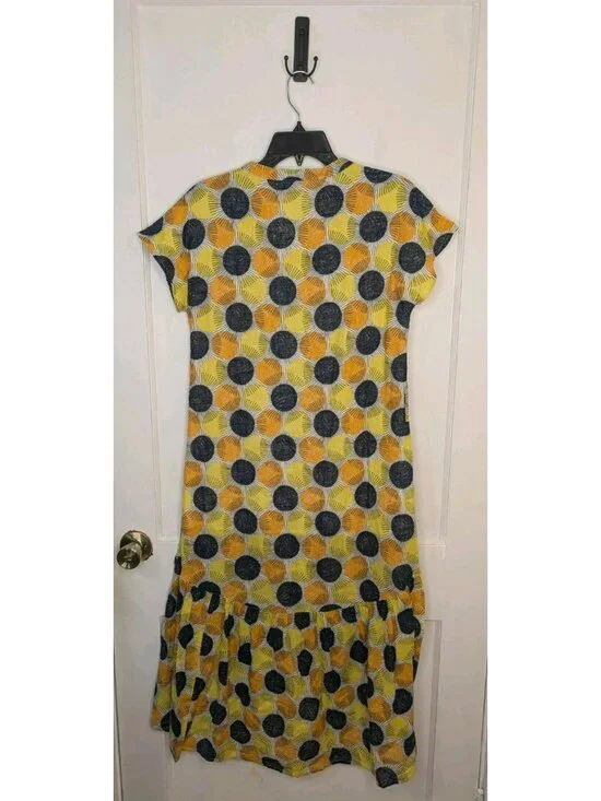 Compania Fantastica Size Small Shirt Dress 100% Cotton - Picture 2 of 6